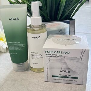 Anua Heartleaf Skincare Set - Green & White